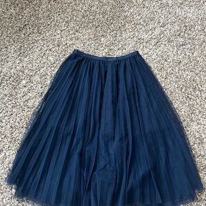 Crewcuts Deep Blue A-Line Skirt